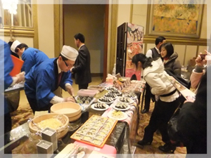 山东安吉丸食品展台